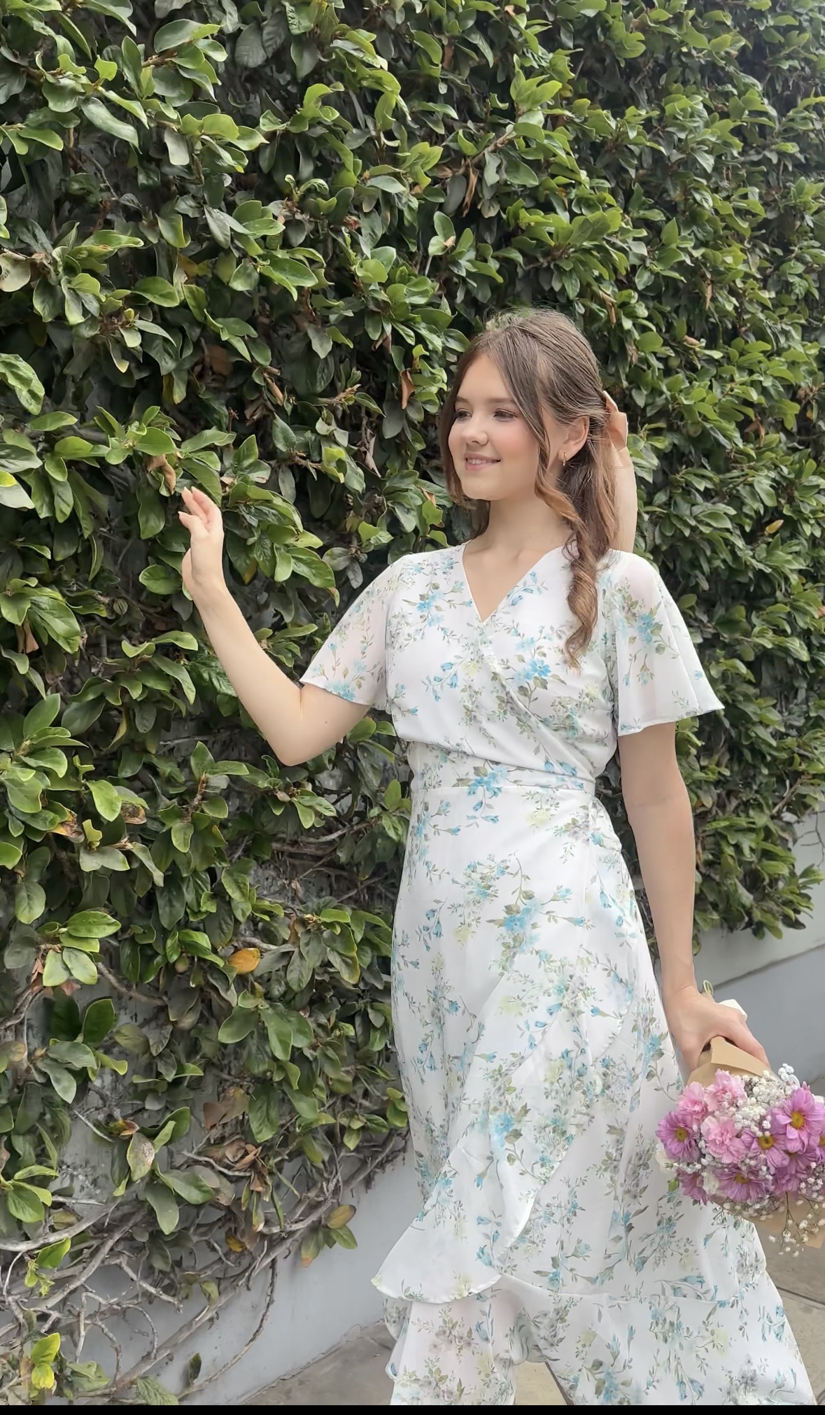 vestido laurent MANGA CORTA - Imagen 3