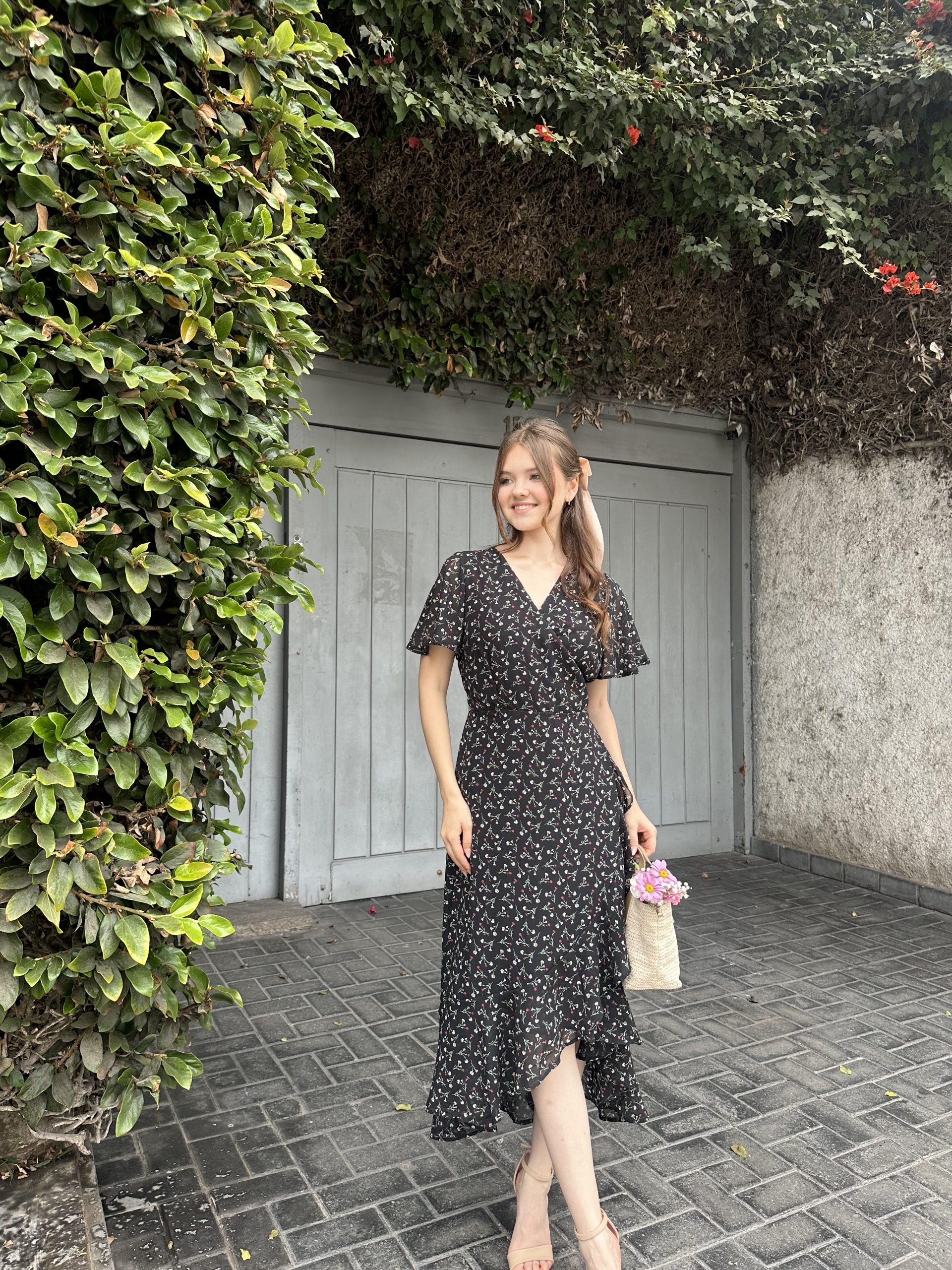 vestido laurent MANGA CORTA - Imagen 7