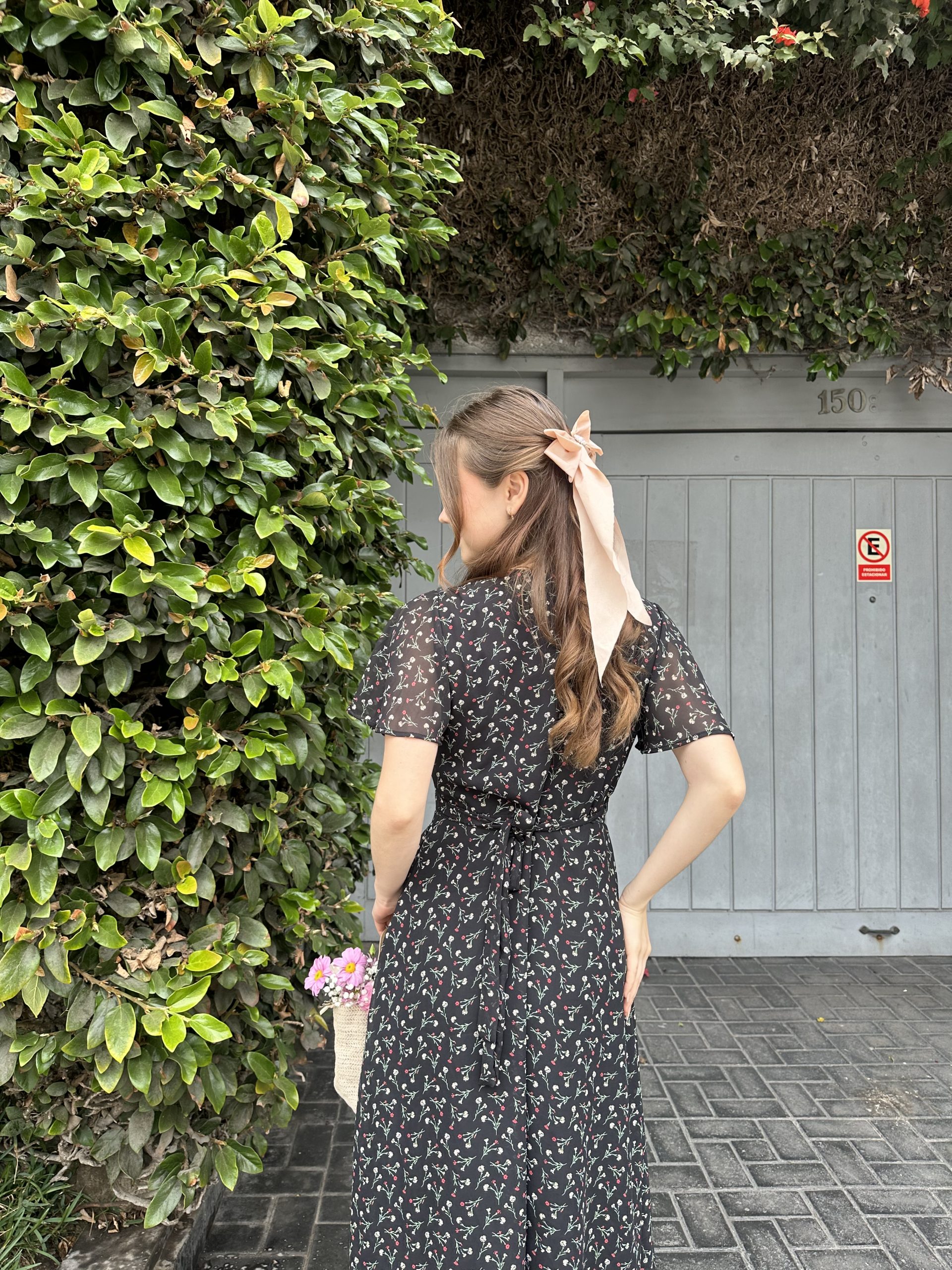 vestido laurent MANGA CORTA - Imagen 6