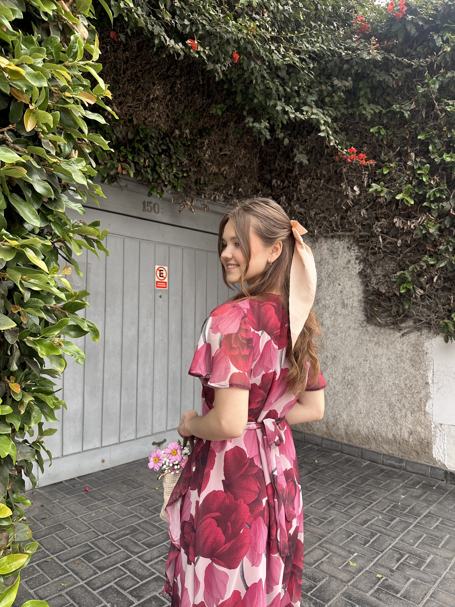 vestido laurent MANGA CORTA - Imagen 8