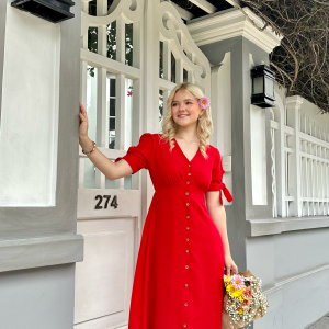 VESTIDO POSITANO ROJO