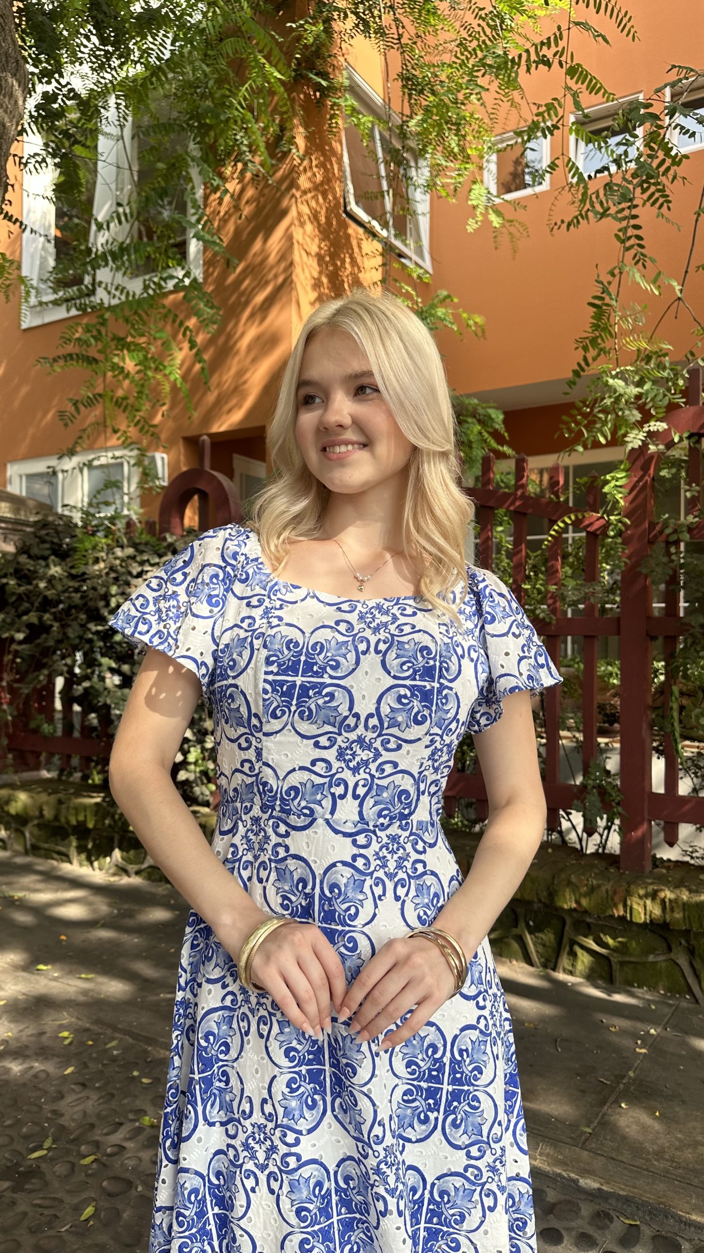 VESTIDO SANTORINI AZUL - Imagen 6