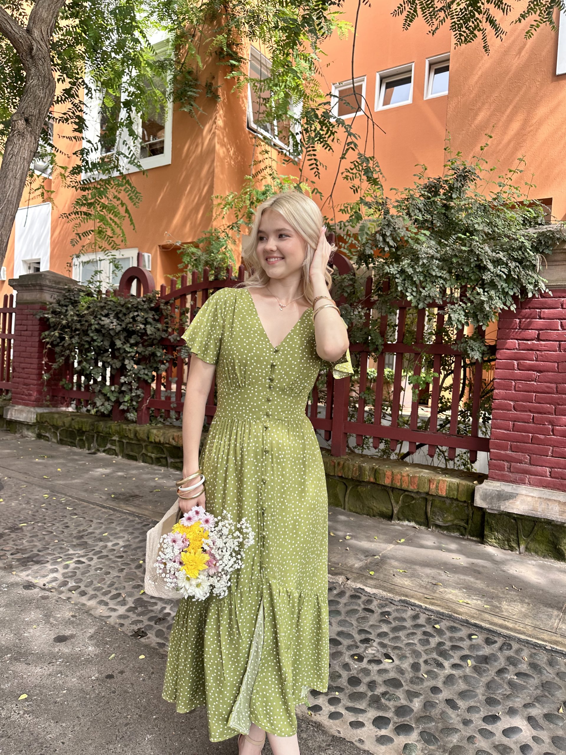 VESTIDO SUMMER VERDE - Imagen 5