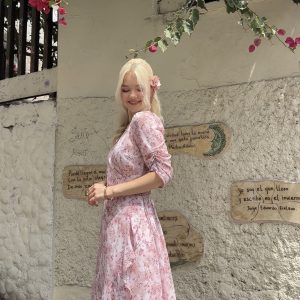 Vestido Ginebra Rosa